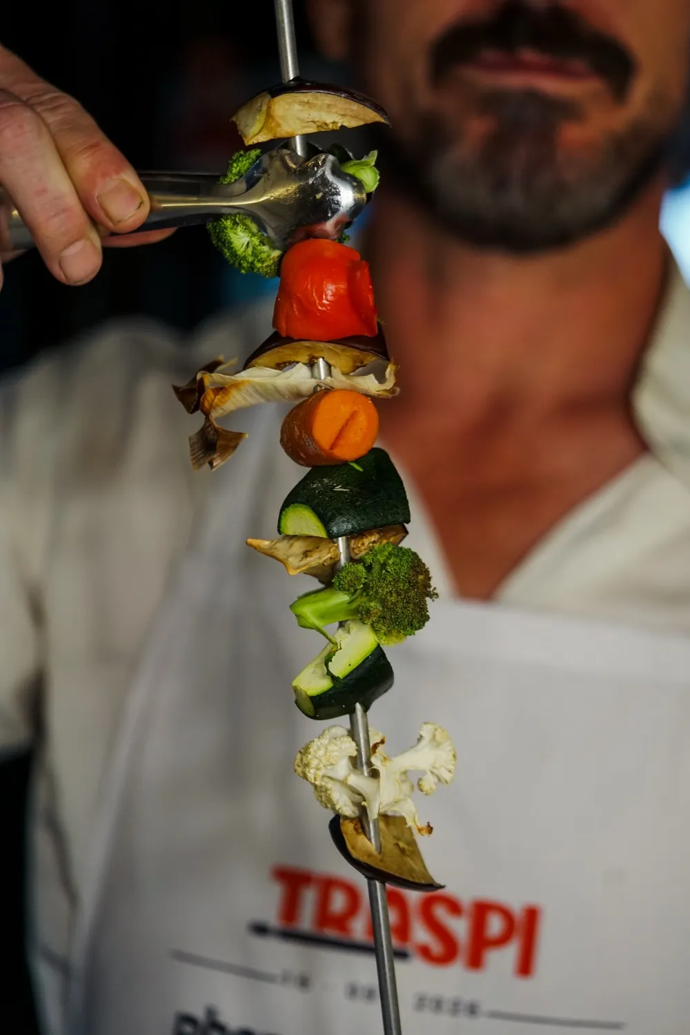 Verduras al fuego